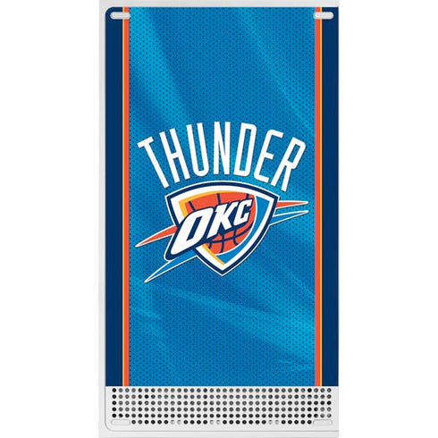 NBA Oklahoma City Thunder Blue Jersey Xbox Series S Console Skin